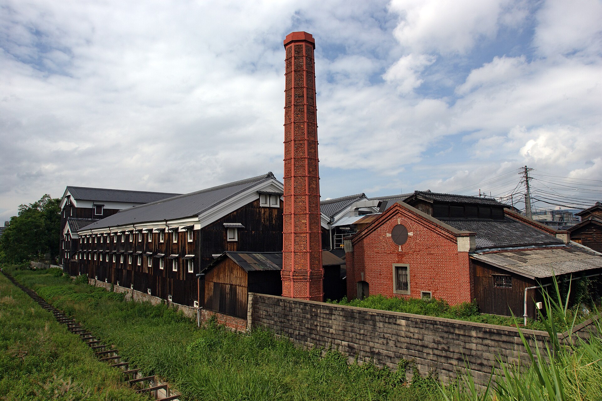 Canal and sake warehouses in Fushimi, Kyoto