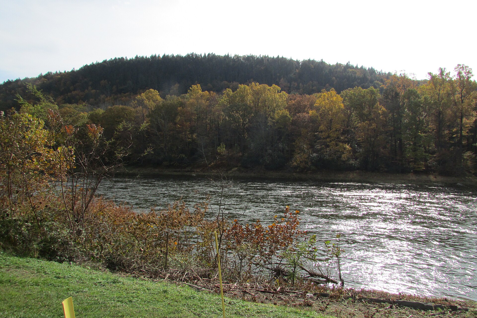 The Delaware River at Barryville, New York
